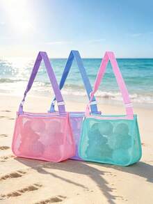 1pc Large Capacity Storage - Breathable Nylon Backpack, Suitable For Swimming Pool Use And Outdoor Activities - Multicolor - View 2
