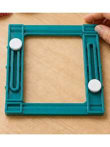 Adjustable Plastic Tassel Maker, Square Teal DIY Tool, Suitable For Craft Enthusiasts - Multicolor - View 14