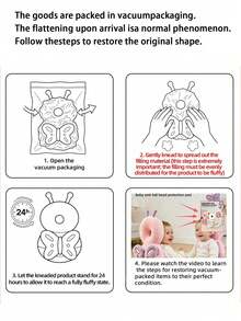 HAPPY WALK Baby Walking Anti-Collision Protection Pad (Butterfly Shape) - Baby Walking Head Protection Pad: Ultra-Soft, Breathable, Adjustable Size, Anti-Collision Backpack Design; Durable Soft Polyester Material, Machine Washable, Suitable For 6-24 Months Old Babies - Multicolor - View 4