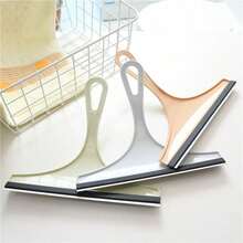 T Soft Rubber Glass Squeegee Window Scraper Bathroom Floor Tile Water Remover Glass Cleaner Cleaning Tool 1PC - Multicolor - View 3