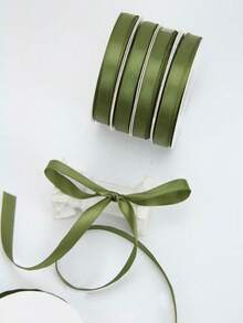 20 Yards/Roll 10mm Ribbon, Mother's Day Valentine's Day Wedding Ribbon, Handmade Cake Gift Wrapping Ribbon, Colorful Headband Ribbon, Christmas Craft Ribbon, Gift Wrapping Rope, Suitable For Handmade Bows, Crafts, Weddings, Valentine's Day, Halloween Decorations, Christmas Decorations, DIY Cards, Bouquet Wrapping Bows, Holiday Party Atmosphere Decorative Ribbons - Multiple Styles - View 1