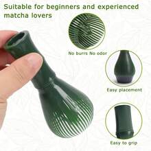 1pc Matcha Whisk, Reusable Bamboo Matcha Tea Whisk, Portable Tea Stirrer, Designed For Making Matcha, Traditional Matcha Brewing Handheld Tea Brush, Home Kitchen Tea Utensil, Home Tea Accessory, National Day, Kitchen, Gift, Kitchen Utensils, Kitchen Decor, Ramadan, Saudi National Day - Multicolor - View 3