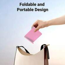 3/1pc Foldable Portable Desktop Phone Stand, Premium ABS, Adjustable Angle, Compact Lightweight Pocket Size, Suitable For All Smartphones And Tablets, Stable Anti-Slip, Space Saving - Upgraded Version - View 4