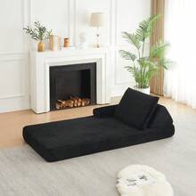 Beige + Corduroy + Foam + 1 Seat + Modern