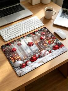 1PC Christmas Element Welcome Mat, Diatomite Absorbent Small Rug, Non‑Slip Floor Mat For Stove Coffee Machine Water Bar Counter, Christmas Halloween Home Decor, Indoor Outdoor Doormat For Front Door Kitchen Area - Multicolor - View 7