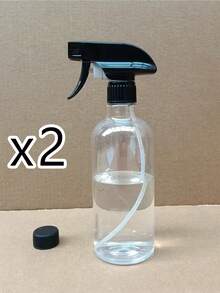 Plastic Spray Bottle Empty Bottle 16.9oz/500ml Durable Spray Bottle Mist/Stream Water Bottle, Suitable For Cleaning Solutions, Essential Oils, Hair Care - Multicolor - View 9