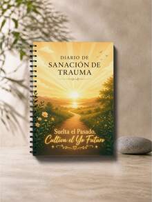 1pc Spanish-Version Premium Trauma Healing Journal Mental Health PTSD Recovery Planner Daily Prompts Shadow Work Emotional Wellness Self Care Diary For Women Men Therapy Support Wellness Tracker Pad Logs - A5 - View 3