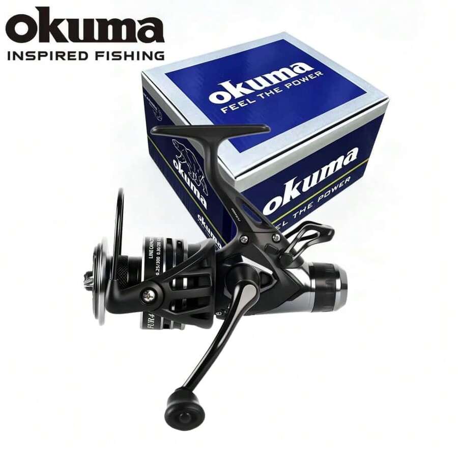 2026 New Okuma Fishing Reel Dual Drag Front And Rear Brake Spinning Reel 3000-6000 Series 10-16KG Braking Force Saltwater Freshwater Universal Metal Long Cast Fishing Reel