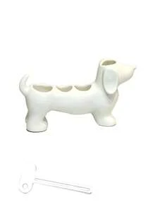 Cute And Simple Dachshund-Shaped Bathroom Storage Box And Toothbrush Holder - Electric Dachshund Toothbrush Holder And Shelf, Toothpaste And Makeup Brush Storage Base, Adorable Storage Base Stand. - Multicolor - View 16