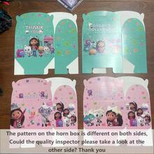 1 Set/12pcs Gabby Cabin Peripheral Gifts, Horn Box Gifts, Candy Scrapbook Kit | Birthday Party Handheld Gift Preferred, Party Handheld Gift Candy Box High Party Packaging Gift Box, Birthday Surprise Gift - Multicolor - View 2
