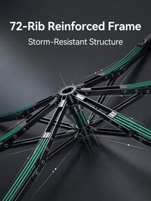 Fully Automatic Folding Umbrella, Thickened Reinforced 72 Ribs, Sun Protection & Rainproof, Business Gift Box Set, Suitable For Commuting And Shopping - Fully Automatic, Thickened, 72-rib - View 6