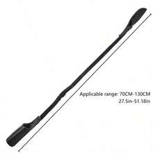 1PC Fishing Rod Protective Cover, Portable Fishing Rod Protection Strap, Black High Elasticity Magic Tie Rod Protection Sleeve Fishing Rod Guard Portable Rod Bundle Strap Lure Back Rod Strap Rod Sleeve Magic Fishing Rod Protective Cover With Ring Back Strap - Multicolor - View 5