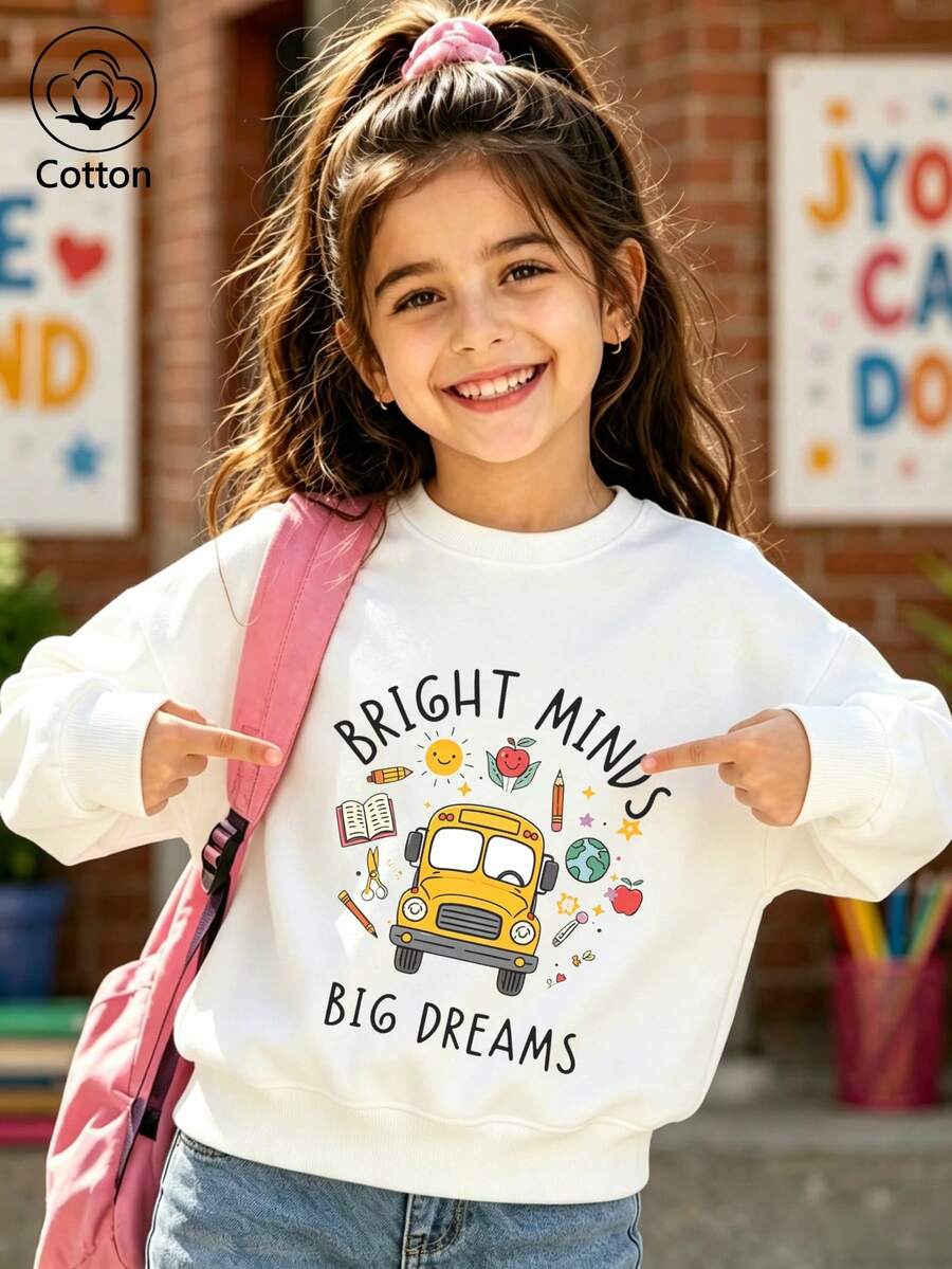 Bright Minds School Bus Kids' Collection - White - View 1
