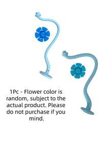 1/3pcs Washing Machine Flower Vent Clips, Suitable For Home Use, Detachable Support Frame For Drum Washing Machine, Magnetic Adsorption, Can Be Used As Door Stopper, Decoration Or Washing Machine Door Support, Plastic Material - Flower Holder - View 13