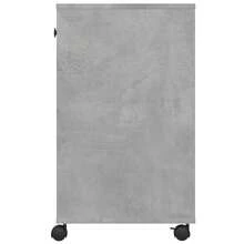 Mesa de centro vidaXL Sonoma Oak 80x80x30 cm, madeira engenheirada e metal. - Cinza - Ver 6