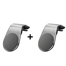 1pc Magnetic L-Shaped Car Air Vent Phone Holder, Horizontal & Vertical Universal, Suitable As Birthday Gift, Home Or Friend's Car Accessory, Car Phone Mount - Upgraded Air Vent - View 17