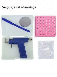 OBOVAY Professional Ear Piercing Gun Tool Kit, 98-Piece Stud Earring Steel Ear Nose Belly Piercing Gun Kit, Piercing Tools - Multicolor - View 13