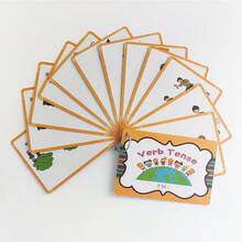 Lachilly Children's English Tense Flashcards, Double-Sided Learning Cards, Educational English Learning Toy, Interactive Learning Supplies - CA042 Learning Cards - View 10