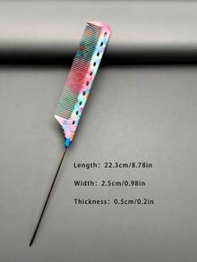 Professional Salon Hair Cutting Tools, Hair Cutting Comb, Easy-To-Use Styling Hair Comb, Essential Home Styling Comb, Tail Comb, Women's Hair Comb, Men's Hair Comb, Etc. - Multicolor - View 5