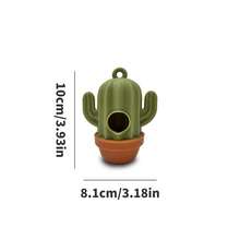 1 Dispenser/120 Trash Bags/Cactus Shaped Trash Bag Storage Rack/Portable Pet Waste Bags/Pet Travel Essentials - Multicolor - View 8