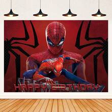 1pc Birthday Party Decoration Backdrop Banner Photography Background Cloth, Size: 150 * 100cm - Multicolor - View 7