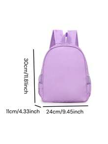 1pc Personalized Customized Backpack, Fashionable And Cute Sheep And Cat Theme Print, Zipper Closure, Nylon Material, Adjustable Shoulder Straps, Handheld, Suitable For School, Commuting, Shopping, Daily Outings. Birthday Gift. - Multicolor - View 8