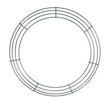 Metal Wire Wreath Frame, Used For Making Wreath Base, Round Shape Suitable For Hanging Flowers, Wedding, Spring Decoration, Door Decor DIY Craft Material - 0 - View 14
