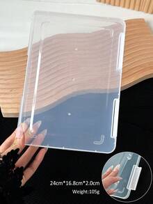 Double Buckle Large Capacity Fake Nail Storage Box Transparent Nail Art Storage Box - Dust-Proof, Portable Press-Type Nail And Accessory Storage Box Display Box Nail Salon Organizer - Multicolor - View 7