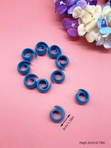 10pcs Flexible Silicone Thread Clips, Red Yellow Blue Green 4 Colors Optional, Reusable Anti-Tangle Thread Spool Holder, Sewing Embroidery Thread Management Supplies, For Sewing, Embroidery And Needlework Storage - Silicone Spool - View 13