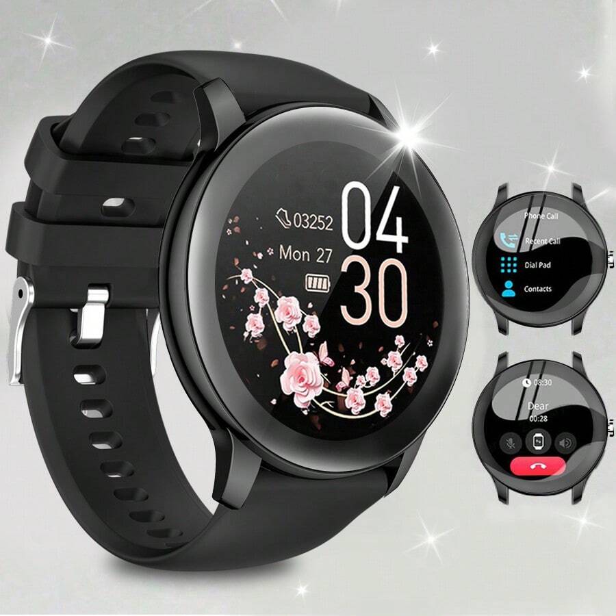 Smartwatch With Wireless Calling/Dialing, Multiple Sports Modes, Call Reminder And Rejection, SMS Notification, Customizable Wallpaper, Compatible With IOS/Android - Multicolor - View 1