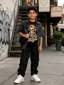 Tween Boys T-Shirts - Black - View 5