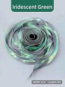 10/50Yards Sheer Chiffon Ribbon Organza Satin Ribbons For Gift Wrapping Decoration Christmas Wedding Birthday Party Bouquets Wreath Sewing Supplies - Multi-color - View 22