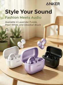 Soundcore Headphone Clip-on Open-back C50i | Klip Fleksibel untuk Pemakaian yang Nyaman | Driver Besar 12mm untuk Bass yang Bertenaga | Audio Resolusi Tinggi, Kualitas Panggilan AI, Ketahanan Debu dan Air IP55, Bluetooth 6.0 - View 1