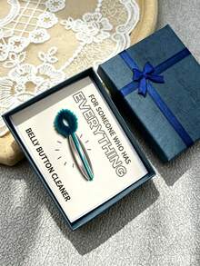 1pc "For Someone Who Has Everything" Belly Button Cleaner Printed Card, Hilarious Gag Gift Set With Mini Cleaning Brush For Friends & Coworkers - Belly Button Brush - View 6