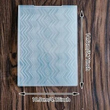 Assorted Geometric Pattern Embossing Folder, Clear Plastic Textured Embossing Template For Paper Craft Card Scrapbook DIY Art Supplies Embossing Folder - JH-1 - View 30