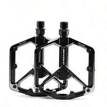 1 par de pedales de bicicleta de aleación de aluminio, pedales con rodamiento sellado DU ancho, pedales de ciclismo antideslizantes con púas para bicicleta de montaña y de carretera, 3 colores disponibles - Multicolor - Ver 14