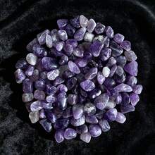 100g Natural Amethyst Crushed Stone - Irregular Pebbles For Mini Aquariums, Succulents, Terrariums & Vase Filler - A - View 5