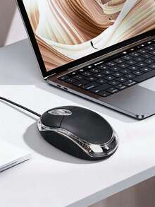 USB Wired Optical Corded Mouse, Compact Lightweight Transparent Shell Mice For Desktop Laptop Home Office - View 2