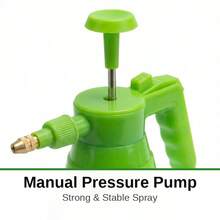 67.63 Oz Pressure Sprayer | Manual Pump Garden Sprayer | Adjustable Nozzle, Suitable For Plant Spraying. | Suitable For Watering, Cleaning And Disinfecting. | Available In Orange And White Colors. - Green & White - View 4