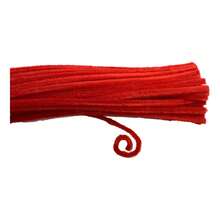 100 Chenille - Limpia Pipas Normal -manualidades = Full - 40 ROJO CLARO - Ver 1