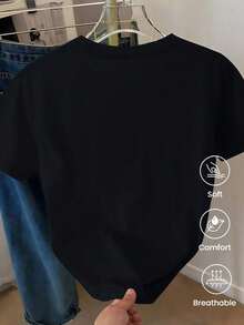 Women T-Shirts - Negro - View 2