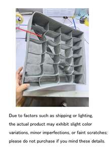 Foldable Drawer Storage Box, Closet Organizer For Clothes, Socks, Underwear, Ties - Multicolor - View 10