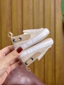 Newborn Shoes, Casual Slip-On Infant Pre-Walker Shoes, 0-1 Years Old Simple Lightweight Unisex Infant Cloth Shoes, Suitable For Spring And Autumn - Apricot - View 7