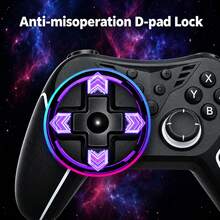 A Wireless Controller Compatible With Switch, Switch OLED, Switch Lite, PC. Features Hall-Effect Joysticks, Dual Vibration Motors, A 6-Axis Gyroscope, Macro Programming, Turbo Mode, One-Touch Wake-Up, And Screenshot Functionality. Ergonomic Design. - View 6