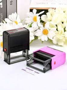 1pc Arabic English Approved Self-Inking Teacher Stamp, Office Stamp, Business Office Supplies - Approved - View 7