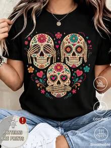 Women T-Shirts - Black - View 1