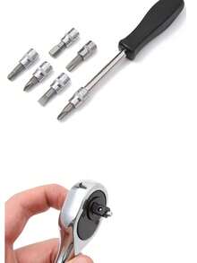 46pcs Socket Wrench Tool Set, Home Hardware Repair Kit, Car Motorcycle Bicycle Maintenance Hand Tools, Suitable For Garage, Workshop, Home DIY Repair - Multiple Styles - View 2