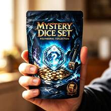 7pcs/35pcs Surprise Mystery Dice, Multiple Styles Multi-Sided Dice, Suitable For Tabletop Games, Can Be Used As Player Gifts - Multicolor - View 2