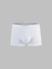 Norcotton 3件組大尺碼男士前開式四角內褲，白色內衣 - 白色 - 查看 2