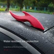 3PCS Car Roof Horn-Shaped Exterior Decor Antenna Ornament 3D Cute Cartoon Creative Personalized Car Body Modification Sticker Christmas Gift Sheep Horn - 3PCS [Dragon Horn + Rhinestone Ring] - View 9